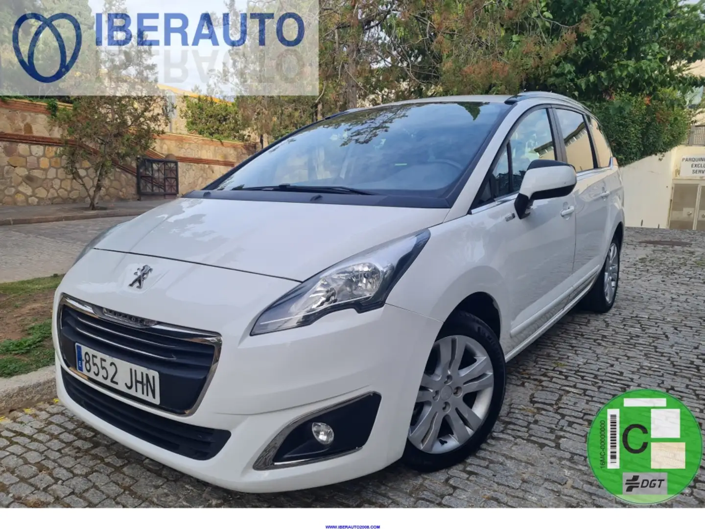 Peugeot 5008 1.6 BlueHDi Style 7 pl. 120 Blanc - 1