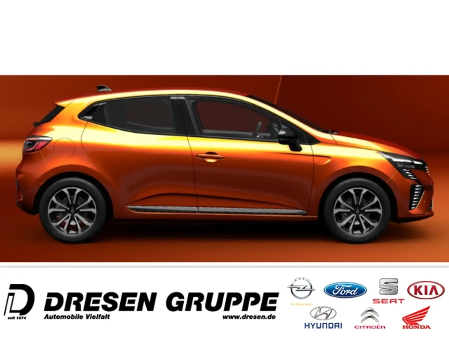 Renault Clio KISS TCe 90 *360°Kamera*Navi*Bestellware Orange - 2