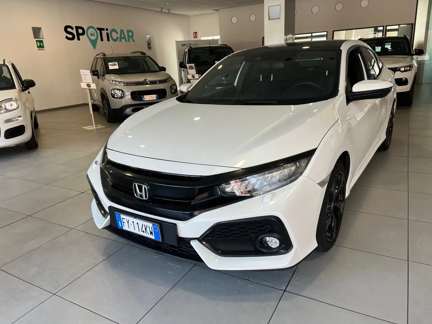Honda Civic Civic X 2017 5p 5p 1.0 t Executive Sport Line my20 Bianco - 1