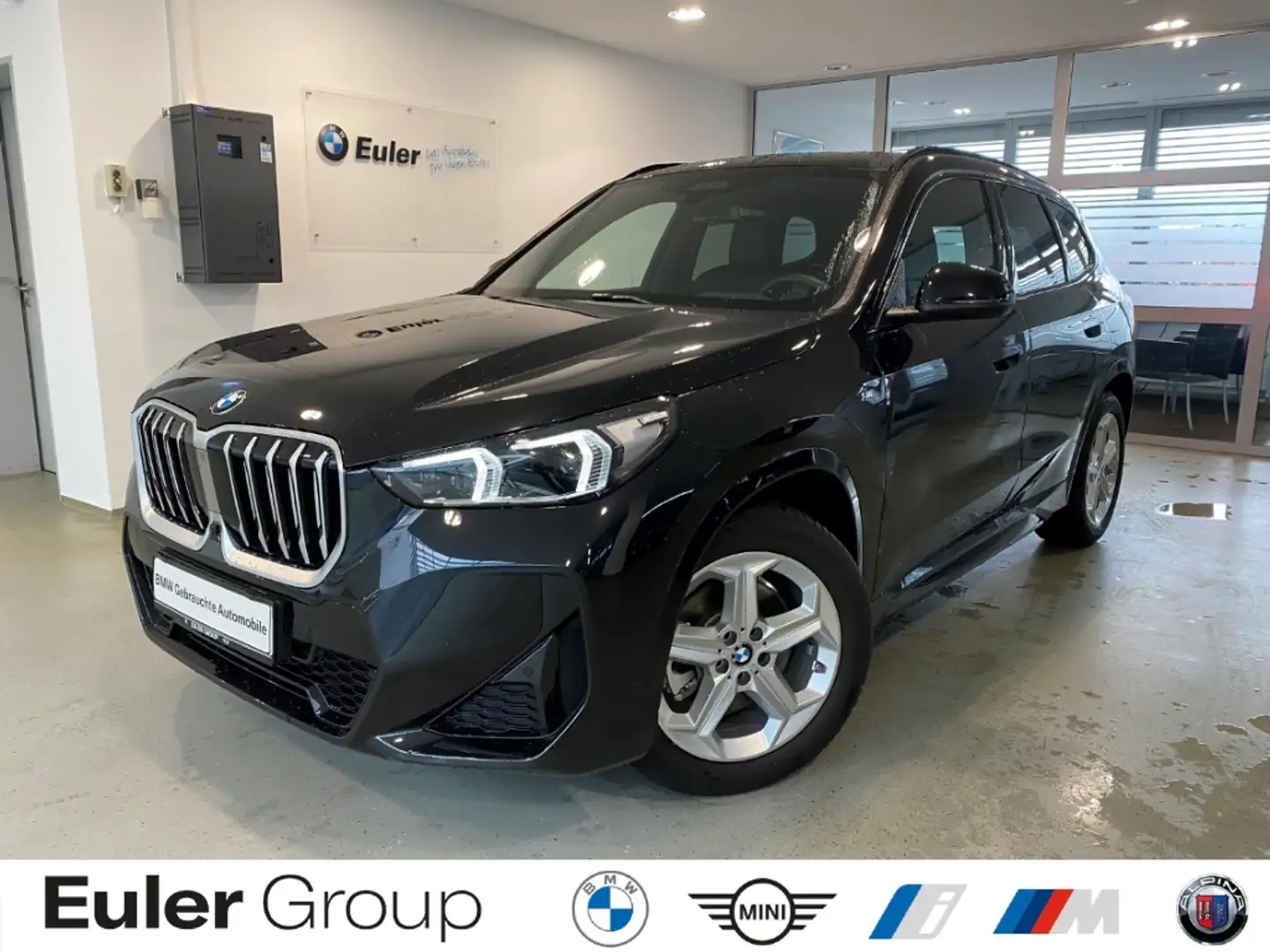 BMW X1 20i M-Sport Winter18'' AHK PANO Ad-M-Fahrw H/K Mem Schwarz - 1