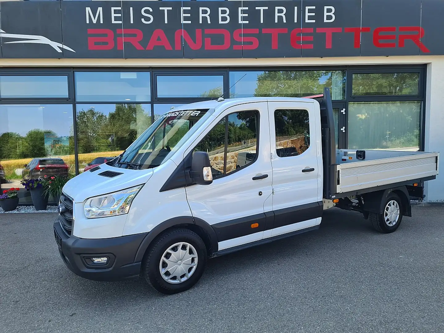 Ford Transit Pritsche DoKa 2,0 EcoBlue L3H1 350 Trend Weiß - 1