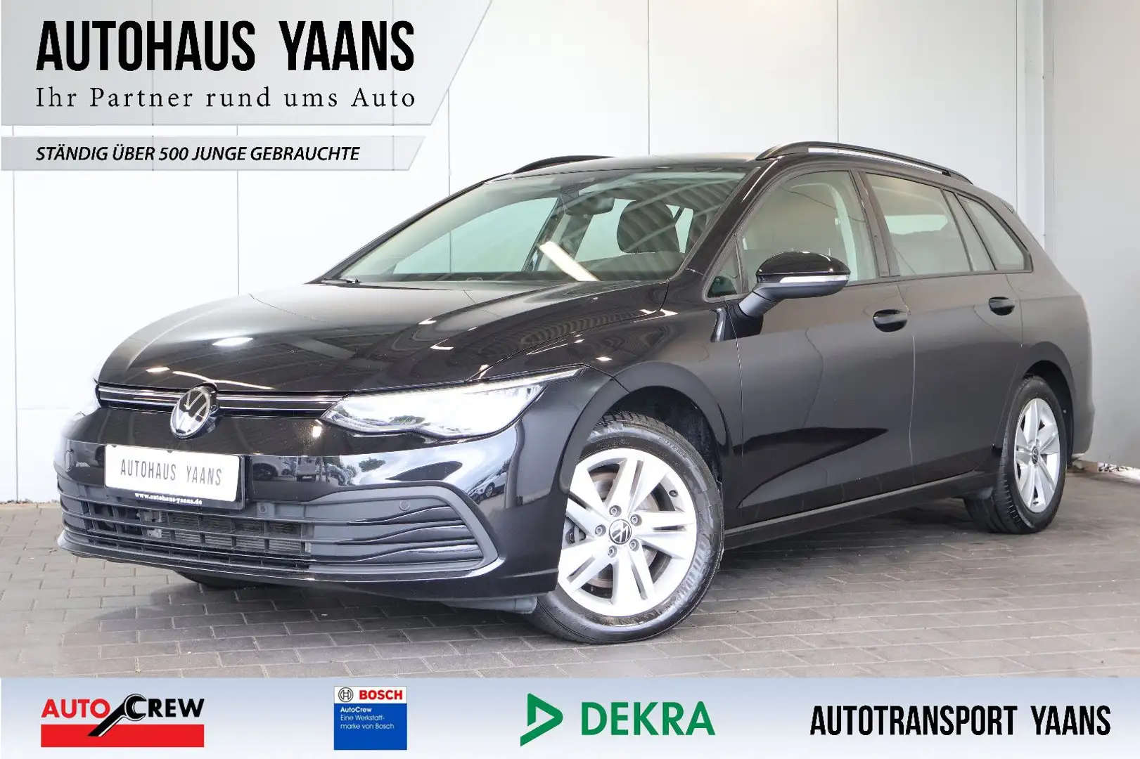 Volkswagen Golf VIII 2.0 TDI Life AID+ACC+LED+CARPLAY Schwarz - 1