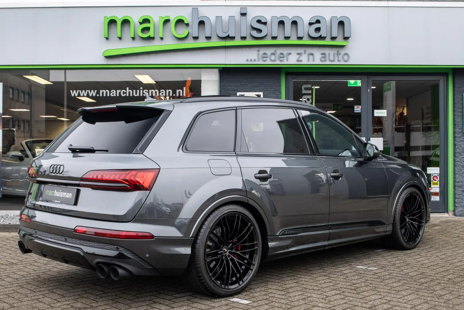 Audi SQ7 4.0 TFSI quattro ABT 7p / NWPRS 240K / PANO / VIER Gris - 2