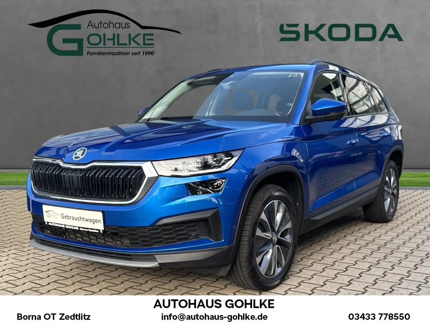 Skoda Kodiaq Tour 2.0TDI 147kW 4x4 DSG*Matrix*Navi*SH Klima Blau - 1