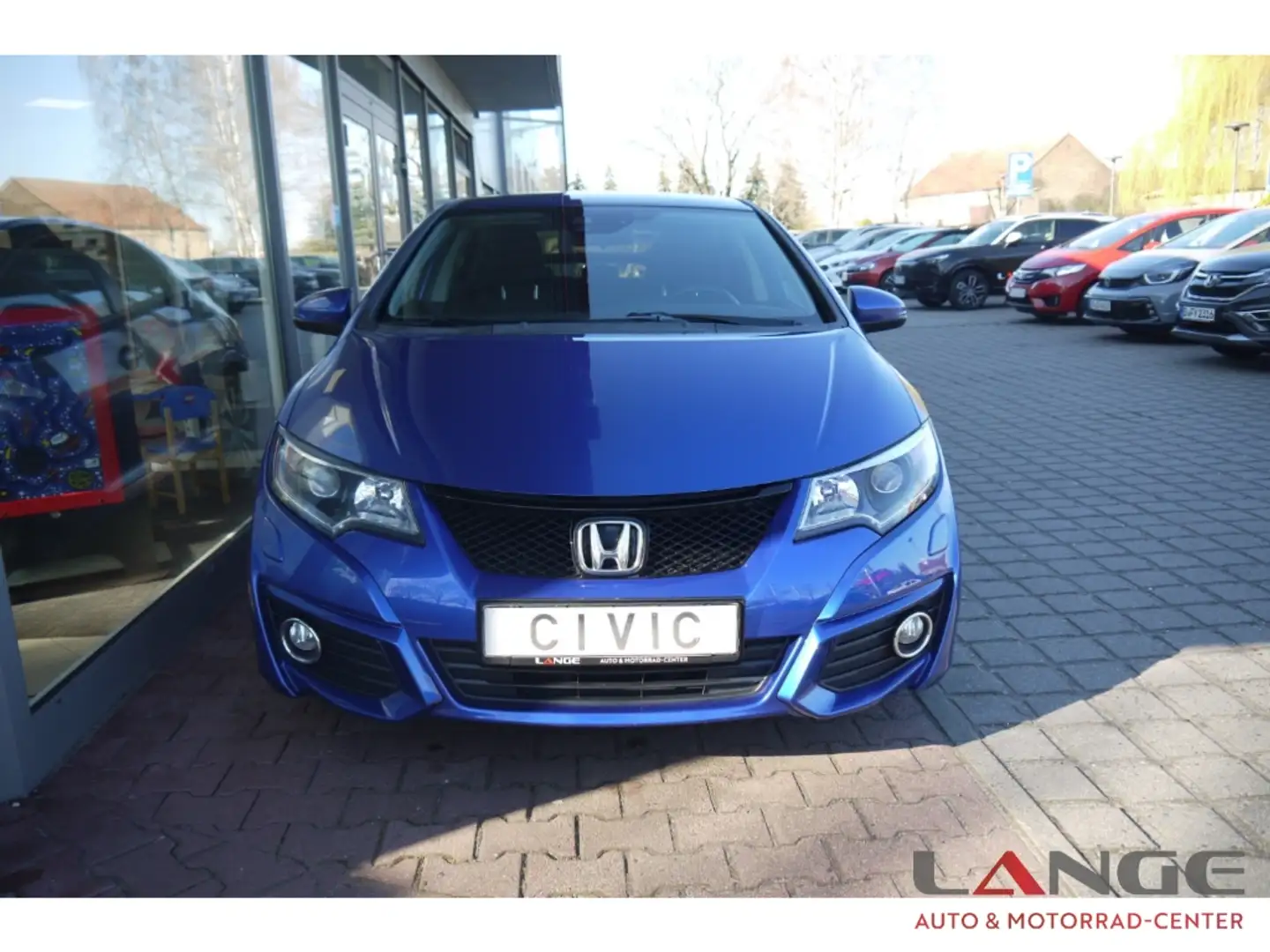 Honda Civic 1.8 Elegance Sport Mehrzonenklima Ambientebeleucht Modrá - 2