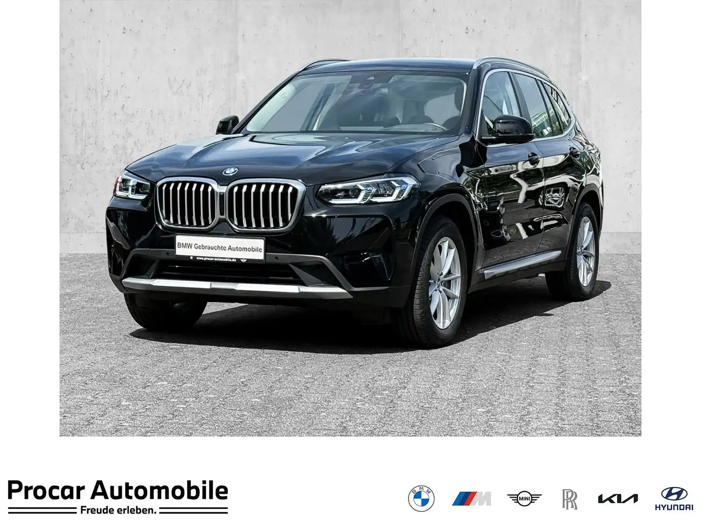 BMW X3 xDrive30e HUD+AHK+KAMERA+NAVI+LASER+HIFI Nero - 1
