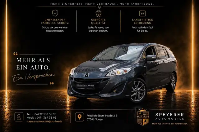 Mazda 5 Sendo|KLIMAAUTO|7-SITZER|PDC|NUR 60.000KM|TEMP