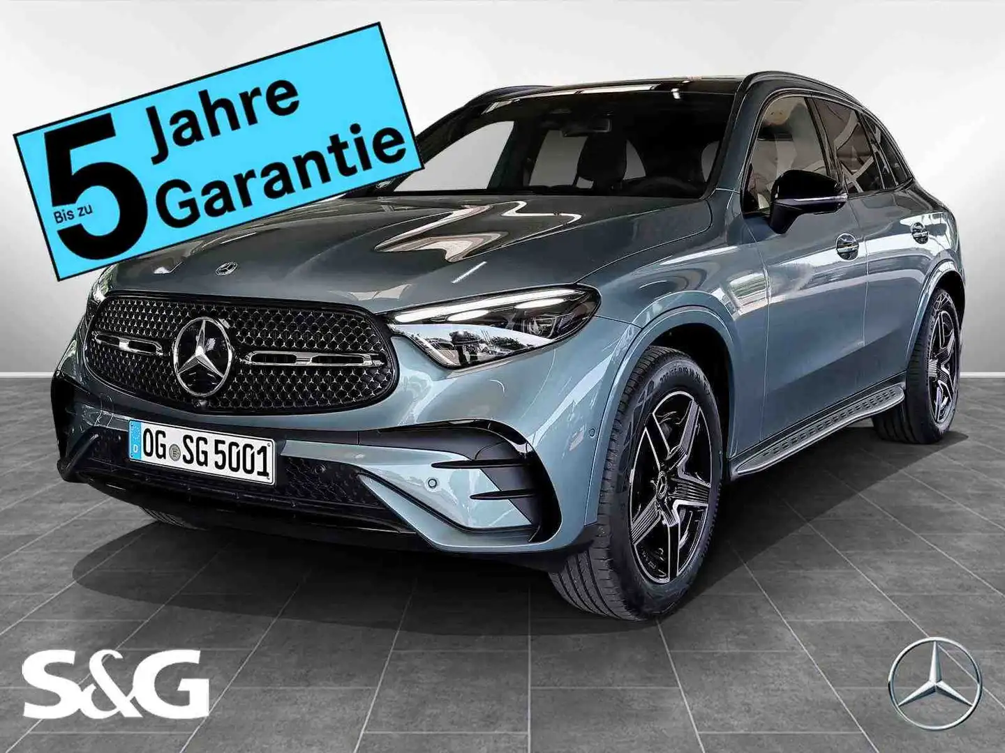 Mercedes-Benz GLC 220 d 4M AMG 360°+DIG-LED+Pano+AHK+Distronic Silber - 1