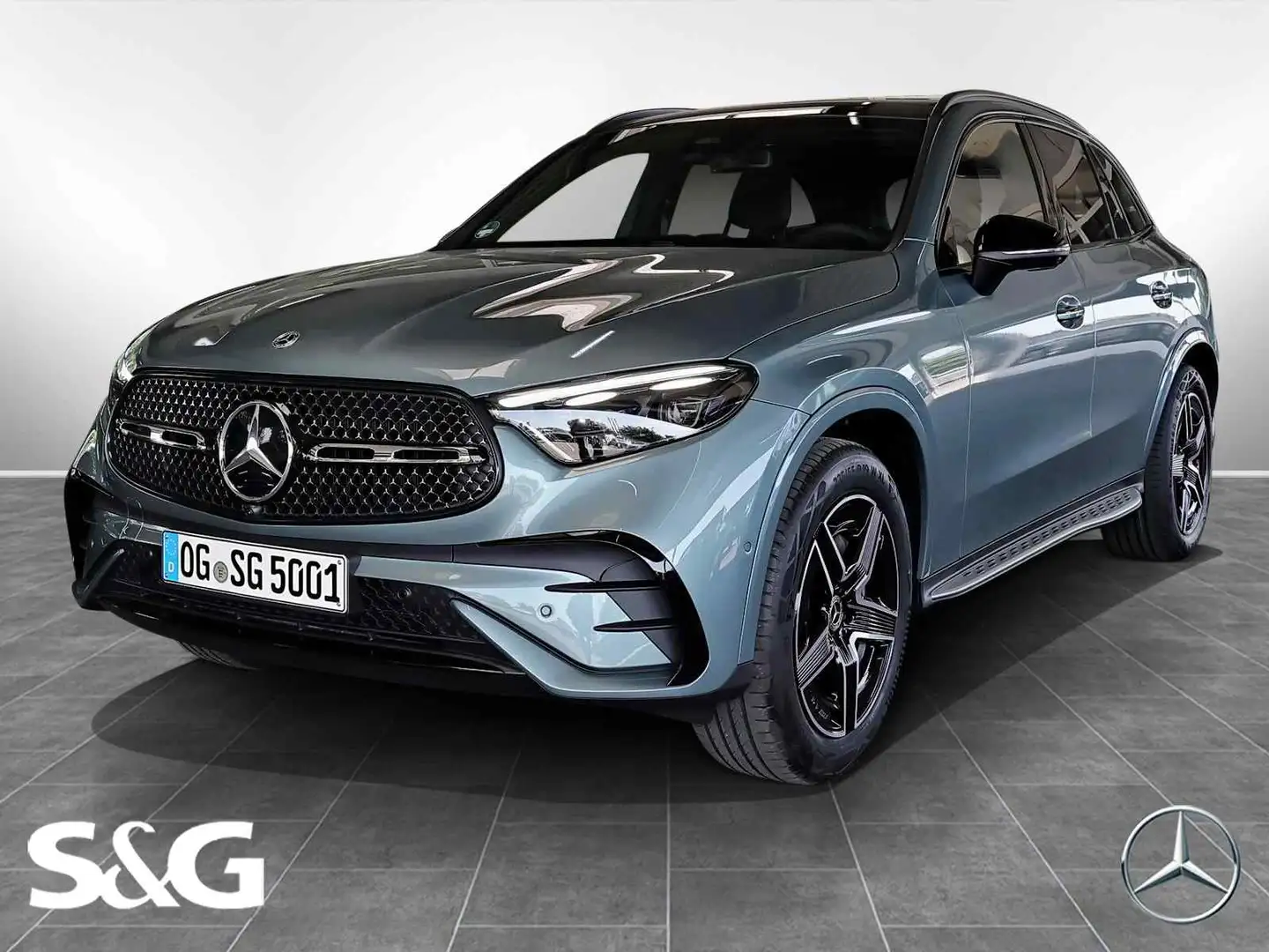 Mercedes-Benz GLC 220 d 4M AMG 360°+DIG-LED+Pano+AHK+Distronic Silber - 1