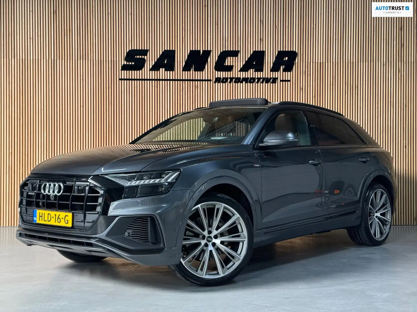 Audi Q8 55 TFSI quattro S-line PANO|LUCHTVERING|B&O|MASSAG Grigio - 1