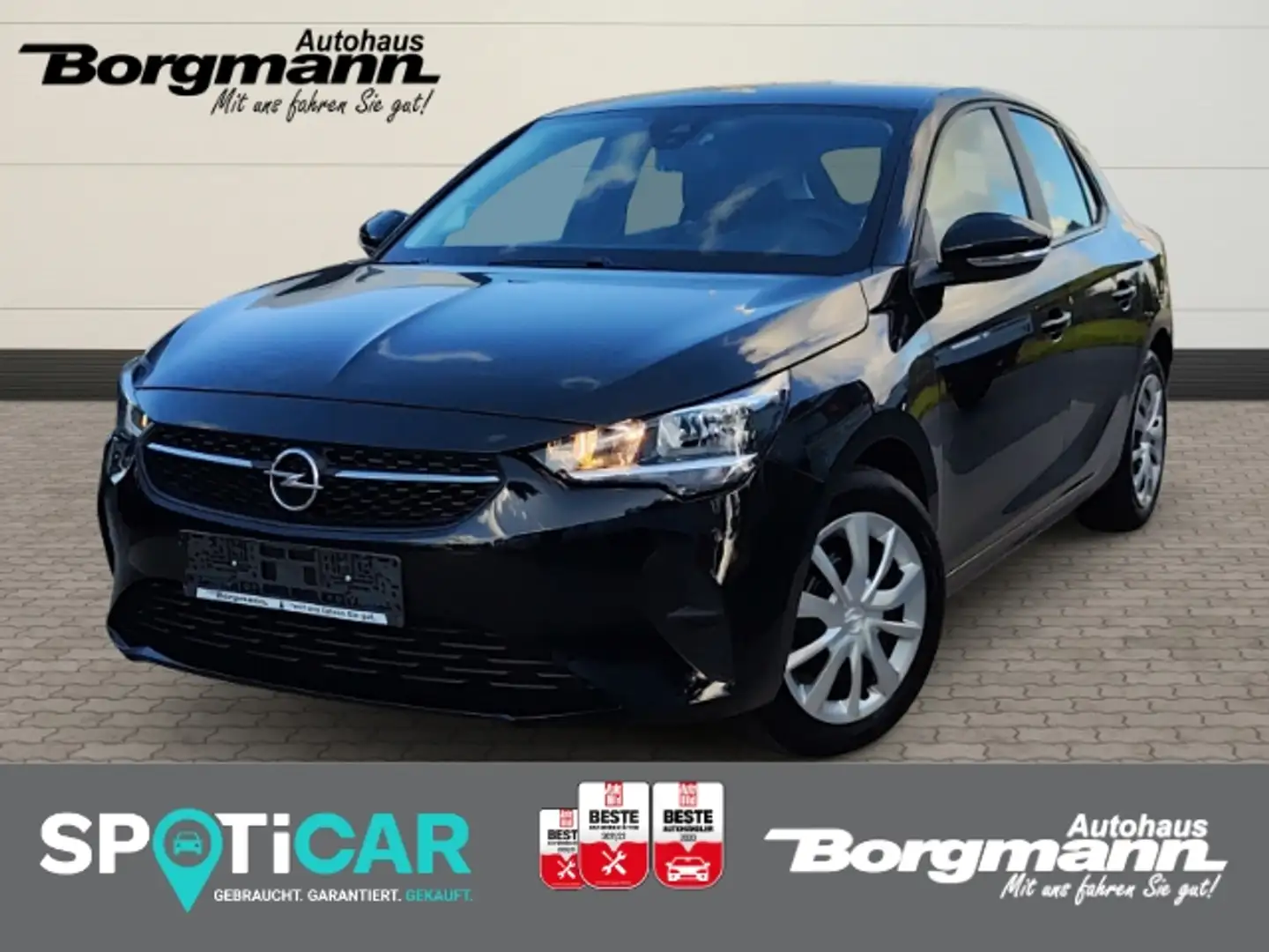 Opel Corsa Edition 1.2 Carplay - Tempomat - Bluetooth - Licht Schwarz - 1