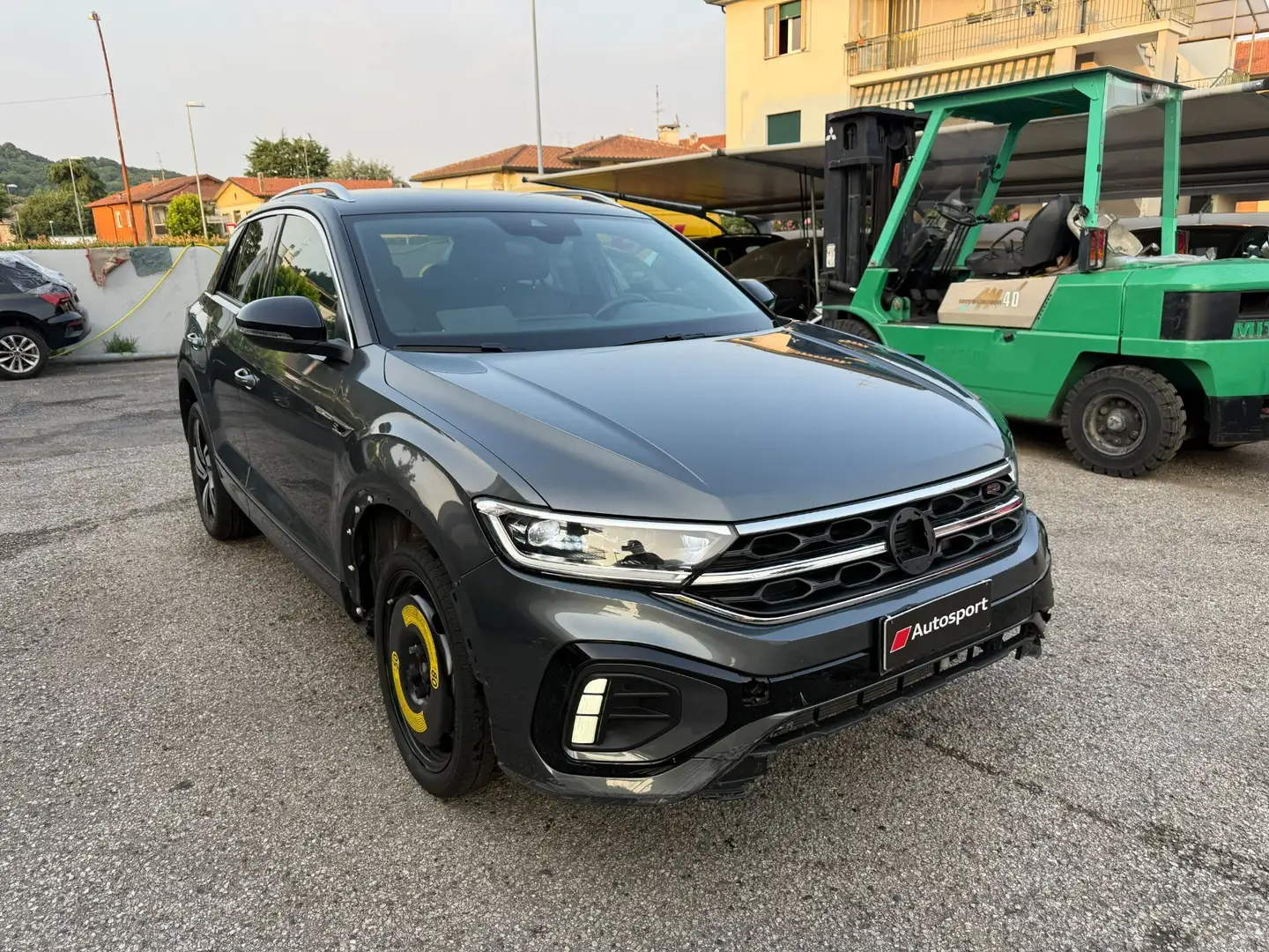Volkswagen T-Roc 1.0 TSI 110 CV R-Line ! INCIDENTATA START OK ! IVA Grigio - 1