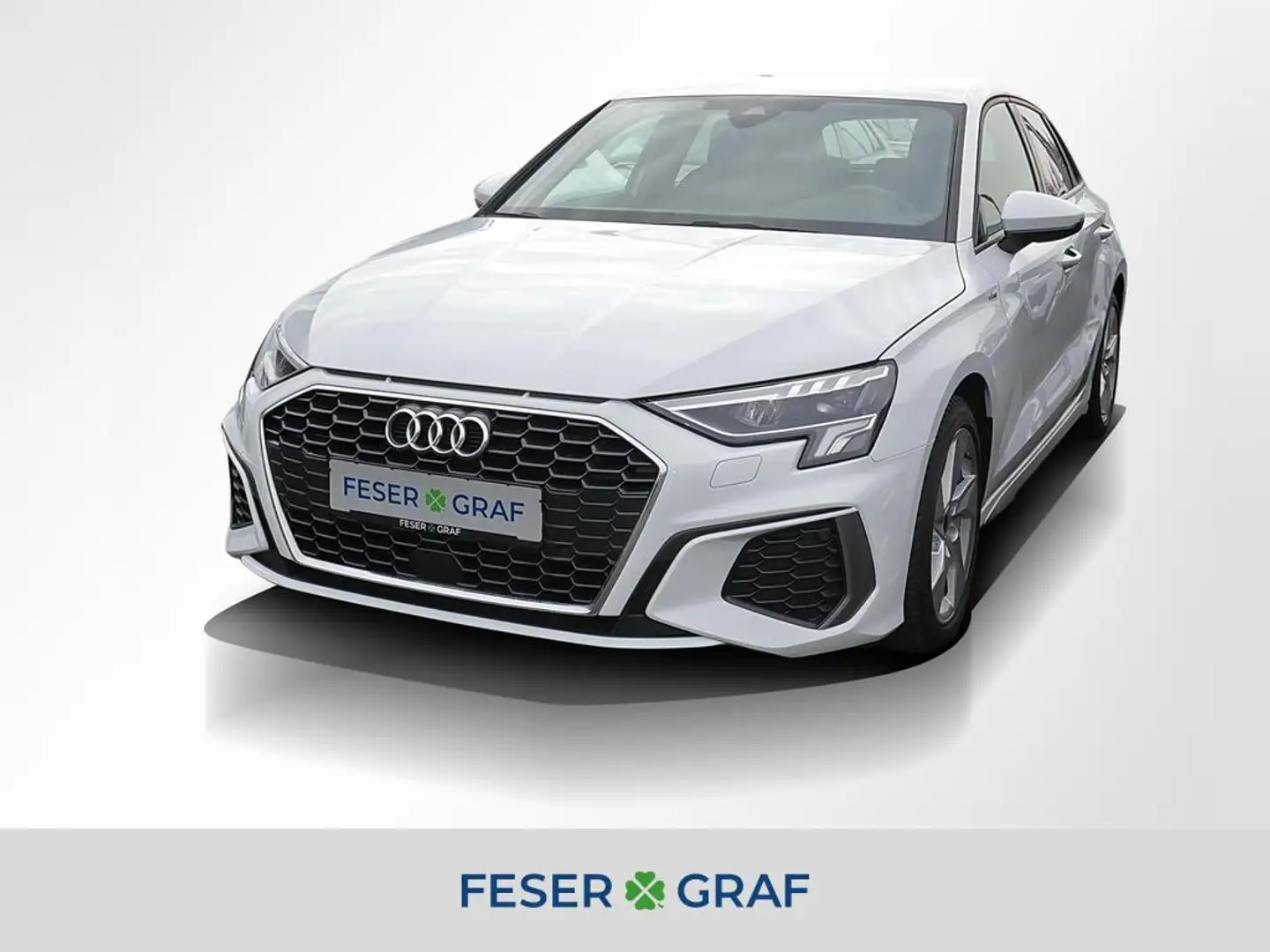 Audi A3 35 TFSI 2x S line LED Navi Rüka Weiß - 1