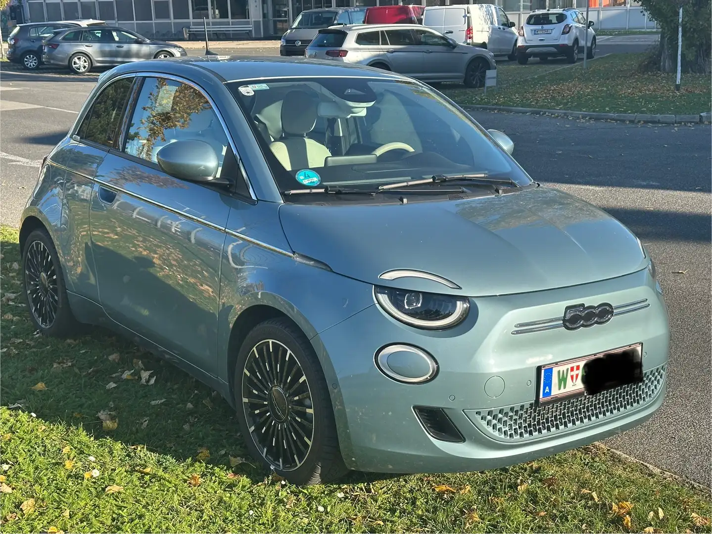 Fiat 500e La Prima (42kWh) 3+1 Blau - 2