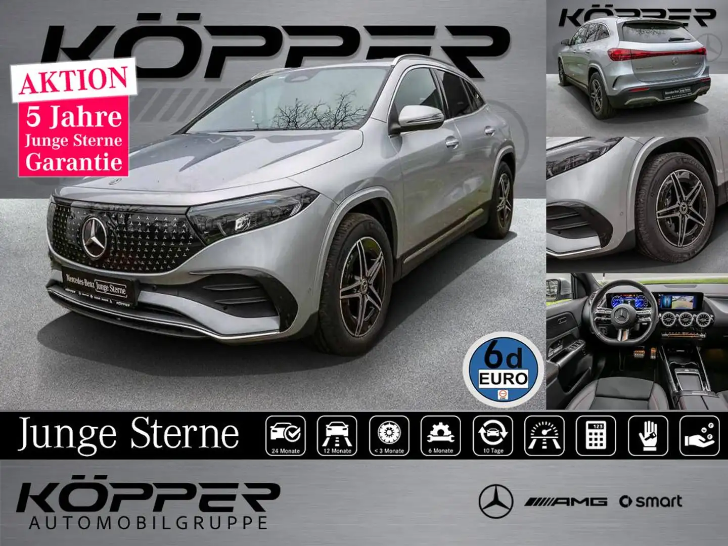 Mercedes-Benz EQA 4M AMG Advanced Kamera Sitz- Lenkradhzg. Silber - 1