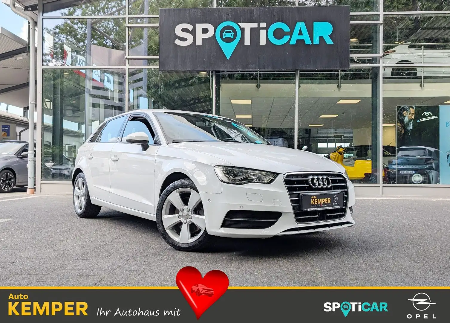 Audi A3 Sportback 1.4 Ambition Ultra Autom. *ACC*Navi Bianco - 1