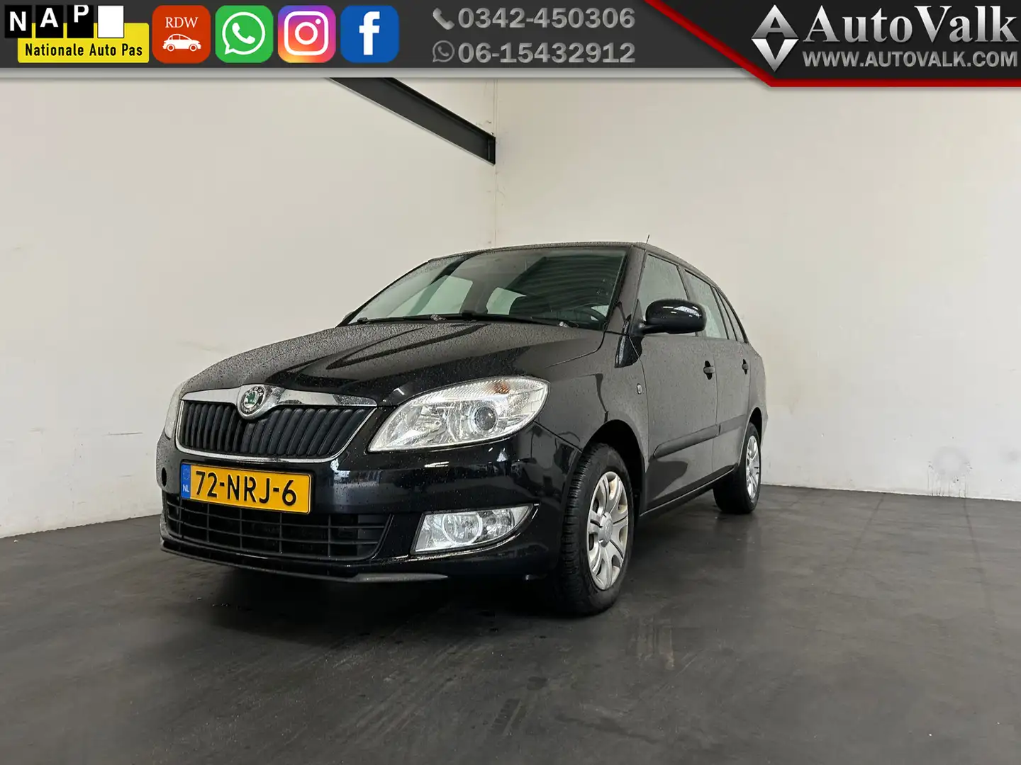 Skoda Fabia Combi 1.2 TSI Ambition. Clima! Zwart - 1