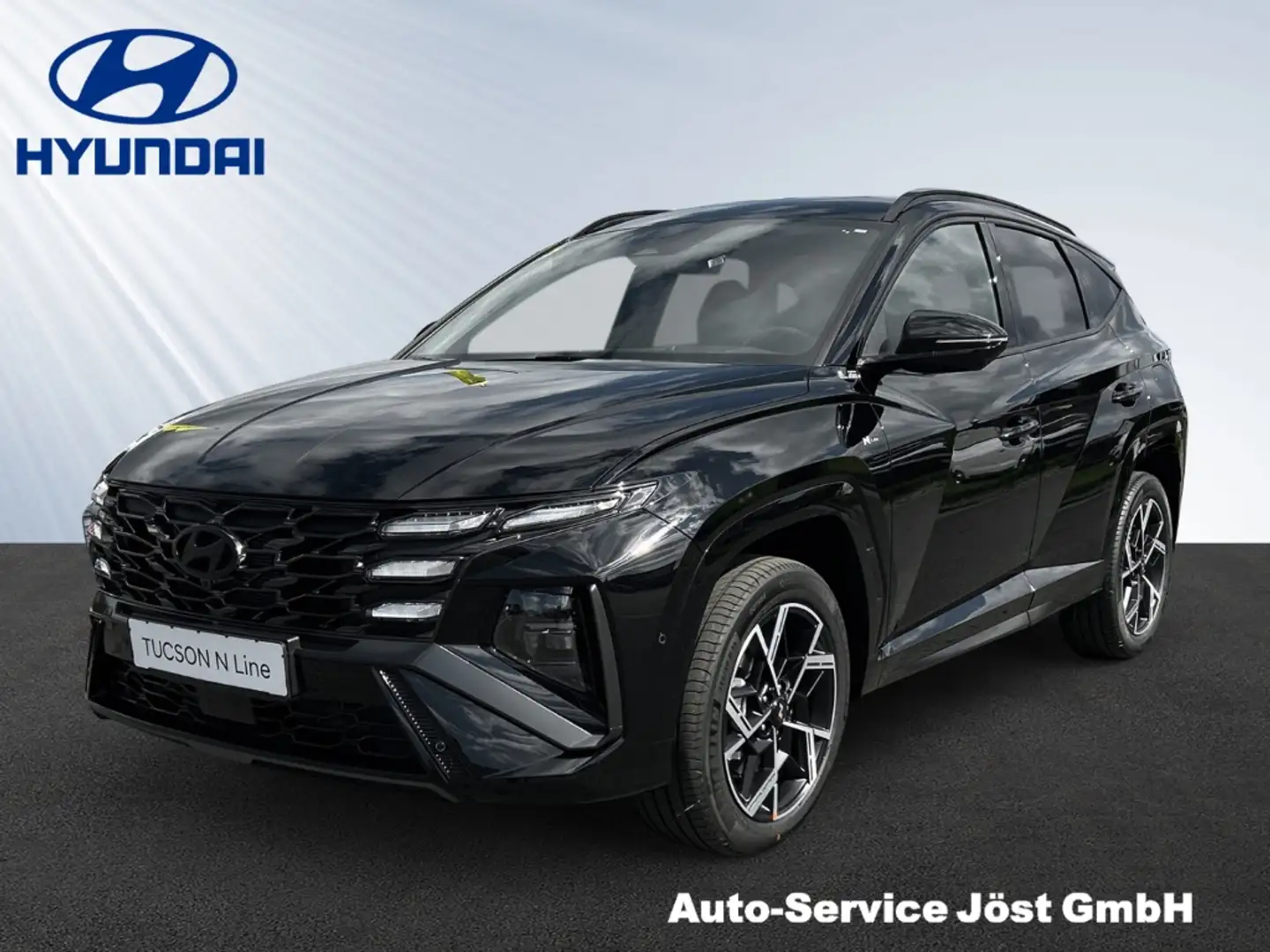 Hyundai TUCSON N Line Hybrid 1.6 T-GDi ab 470,-€ Leasing Schwarz - 1