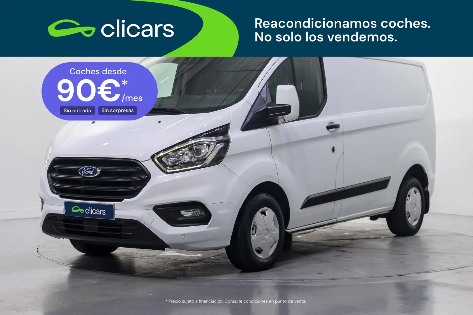Ford Transit Custom FT 300 L1 Van Trail EcoBlue Hybrid Blanco - 1