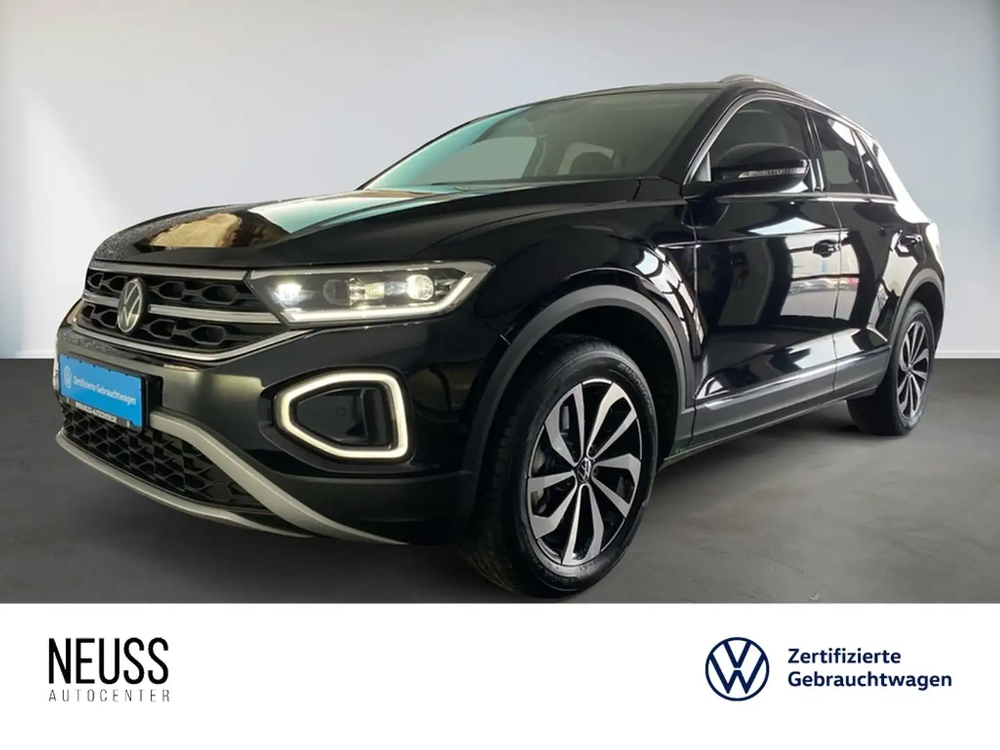 Volkswagen T-Roc 2.0 TDI DSG 4M Style AHK+IQ.DRIVE+KAMERA+NAVI+SHZ Schwarz - 1