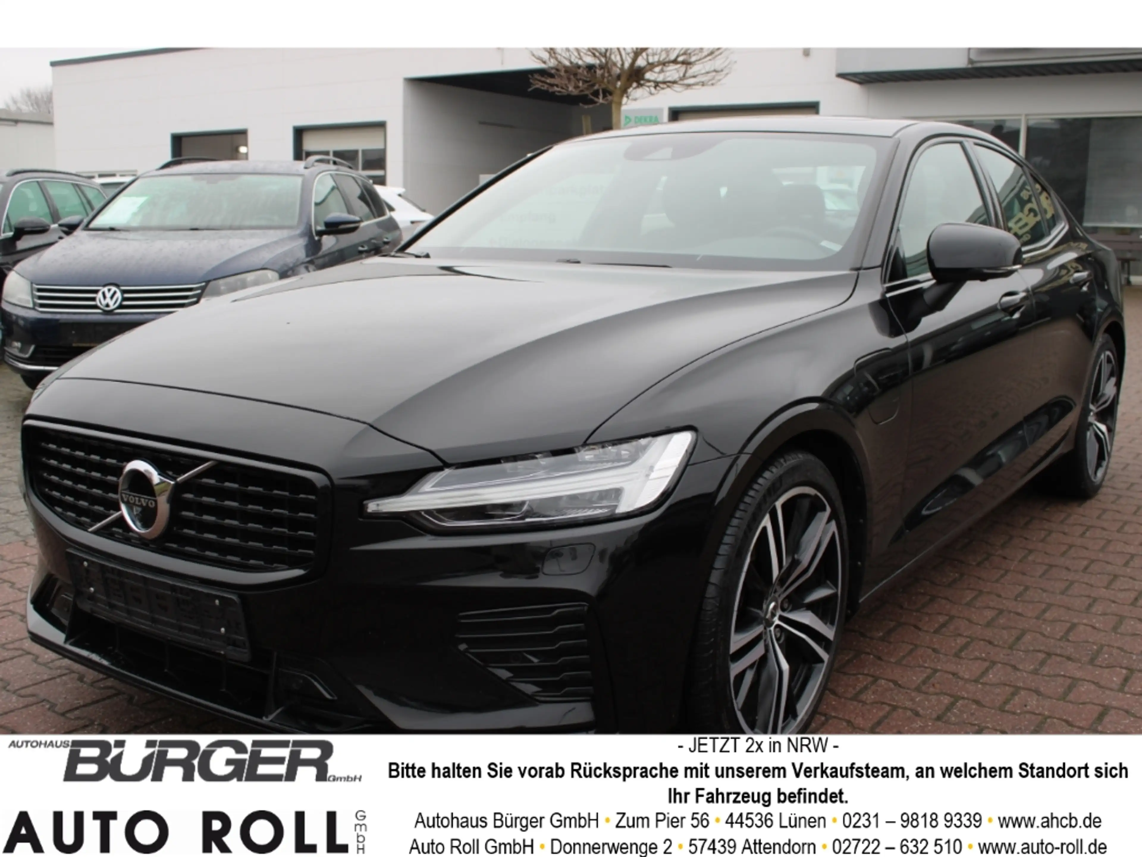 Volvo S60 R Design ReCharge AWD T8 Sunroof H&K 360°Navi LED