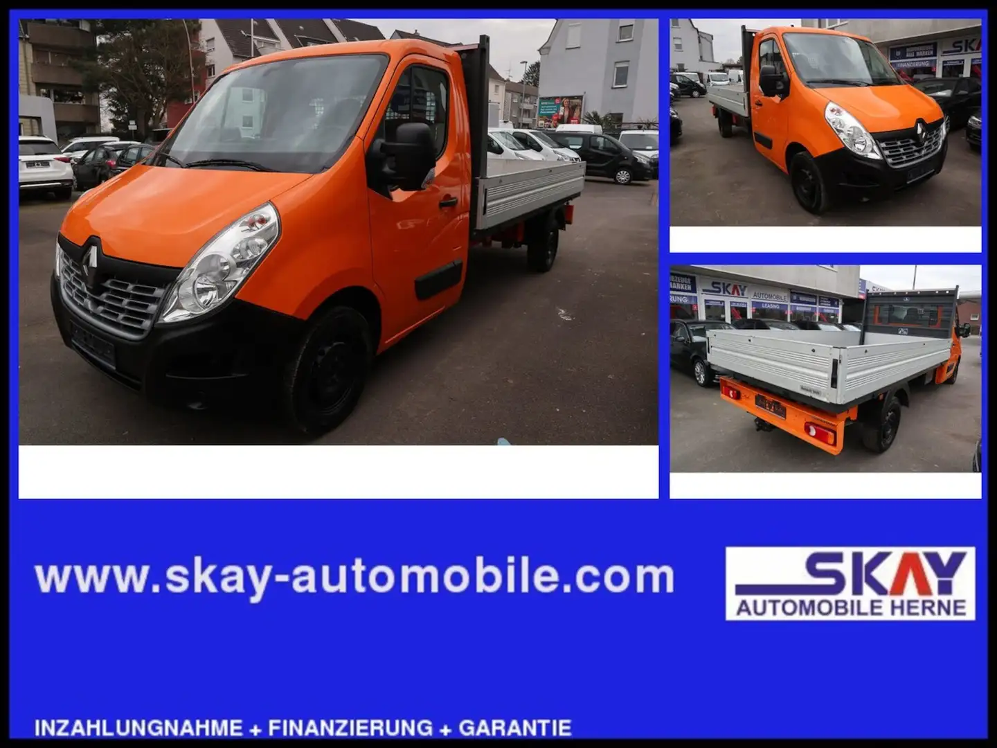 Renault Master Pritsche L3 3,5t Orange - 1