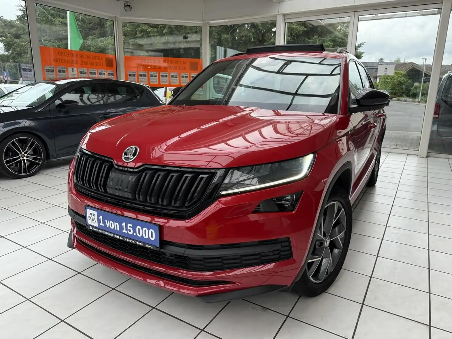 Skoda Kodiaq 1.5 TSI ACT Sportline 4x4 OPF(EURO 6d-TEMP) Rood - 1