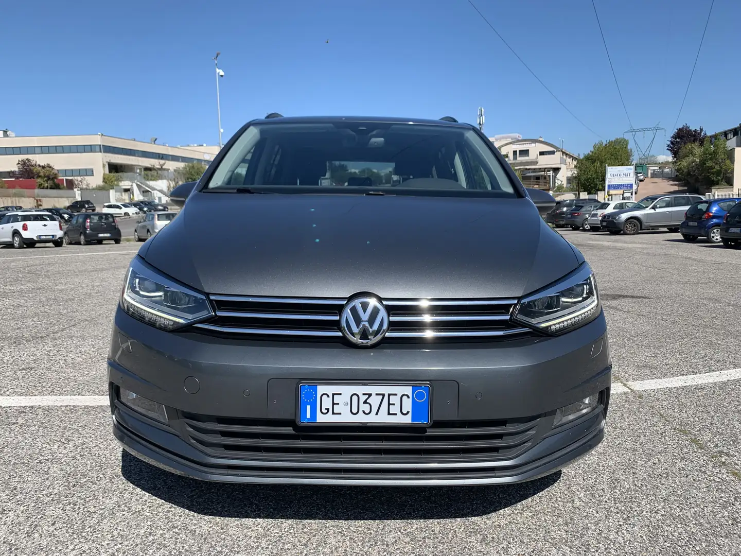 Volkswagen Touran 1.6 tdi highline dsg fari led tagliandata Grigio - 1