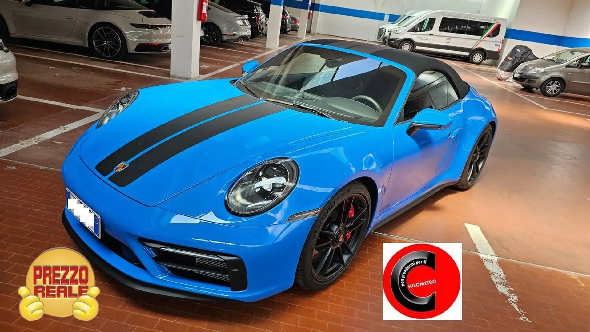 Porsche 992 911 Cabrio 3.0 Carrera 4 GTS AUTO FULL ITALIANA Blu/Azzurro - 1