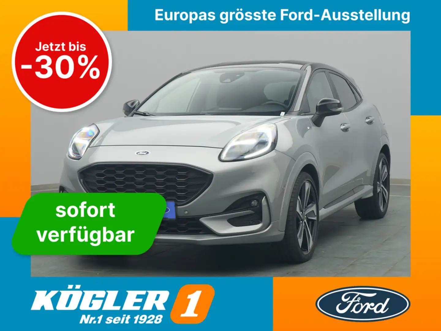 Ford Puma ST-Line X 155PS/Fahrassist.&Winter-Paket Silber - 1