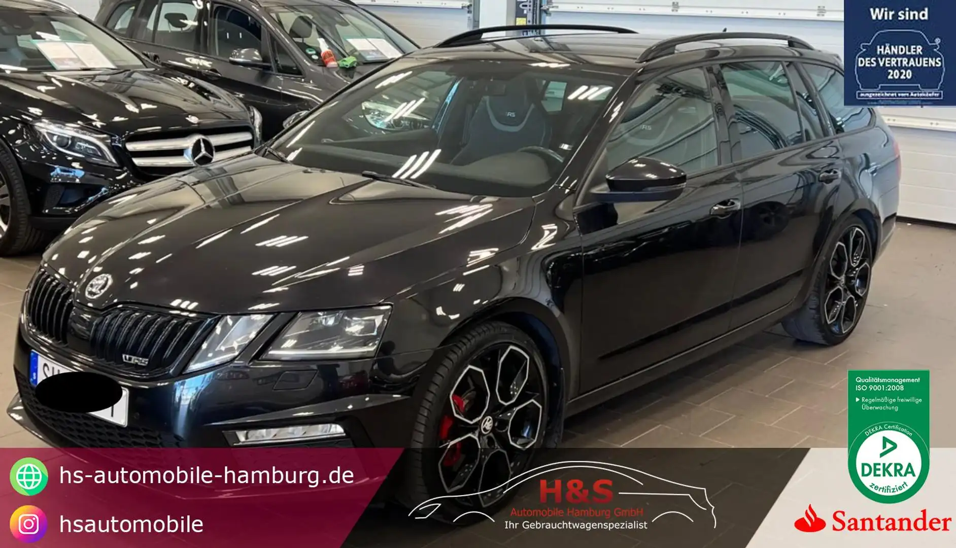 Skoda Octavia Combi RS 245 Zwart - 1