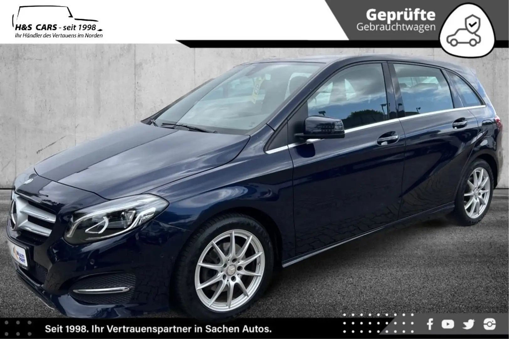 Mercedes-Benz B 180 Score 2.H BI-XEN NAV AKT. PARK-ASS TÜV Blau - 2