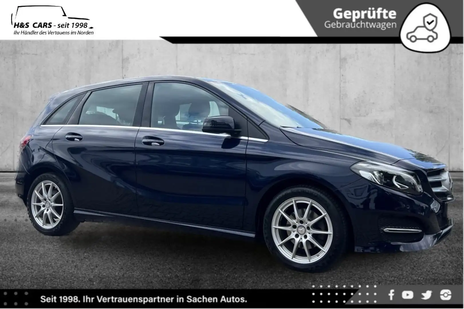 Mercedes-Benz B 180 Score 2.H BI-XEN NAV AKT. PARK-ASS TÜV Blau - 1