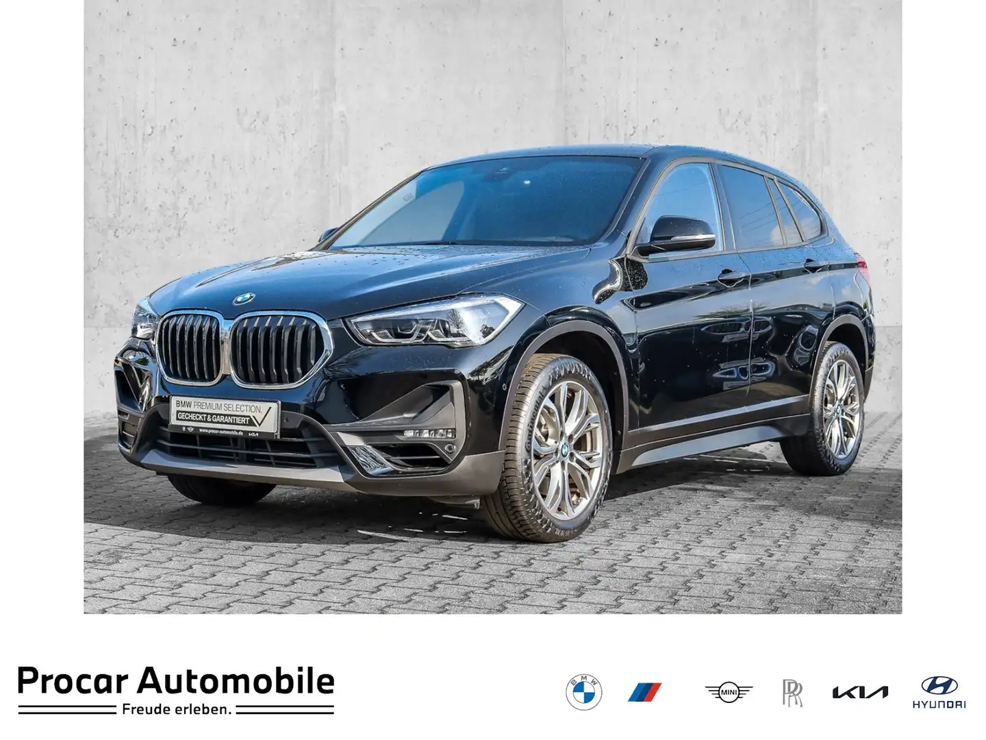 BMW X1 sDrive20i Advantage NAVI+LED+SHZ+DAB+RTTI+Klimaaut Nero - 1