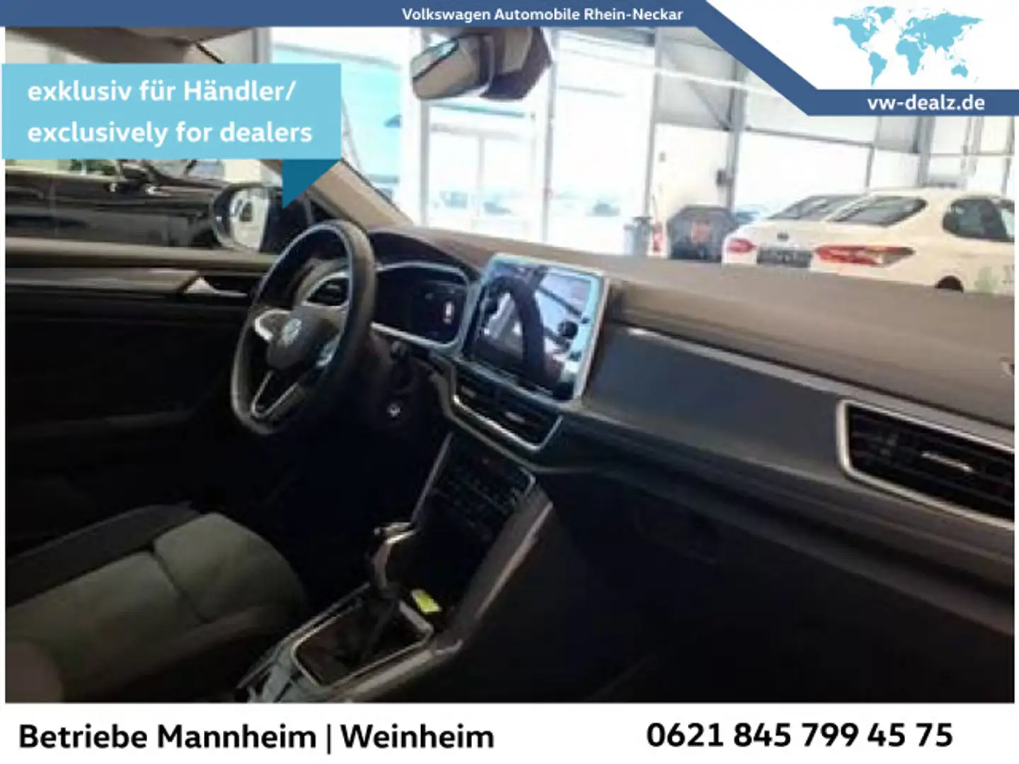 Volkswagen T-Roc 1.5 TSI Style DSG Navi AHK LED uvm Schwarz - 2
