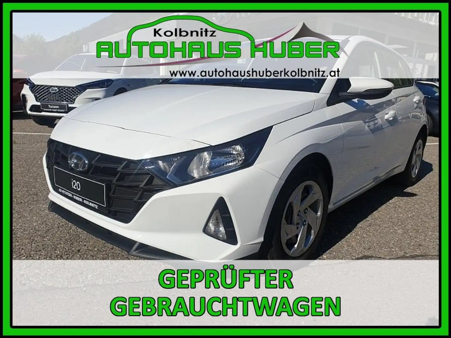 Hyundai i20 i-Line Plus 1,2 MPI Weiß - 1