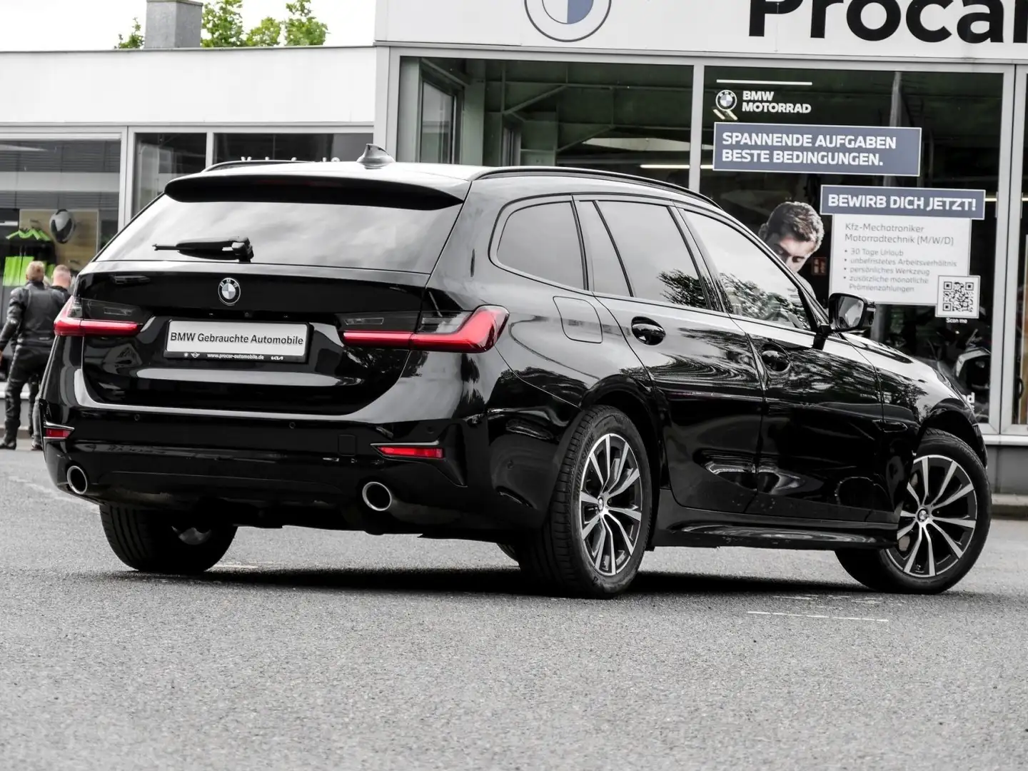 BMW 320 d xDrive SPORT LINE+HiFi+DA+PA+SHZ+17" LMR Schwarz - 2