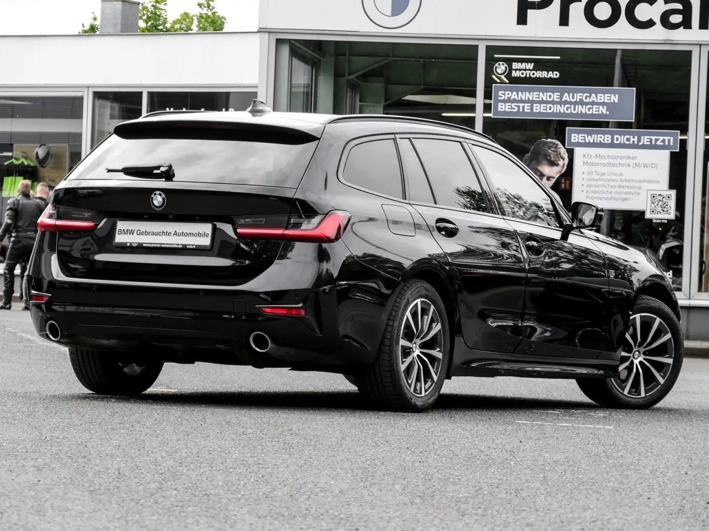 BMW 320 d xDrive SPORT LINE+HiFi+DA+PA+SHZ+17" LMR Schwarz - 2