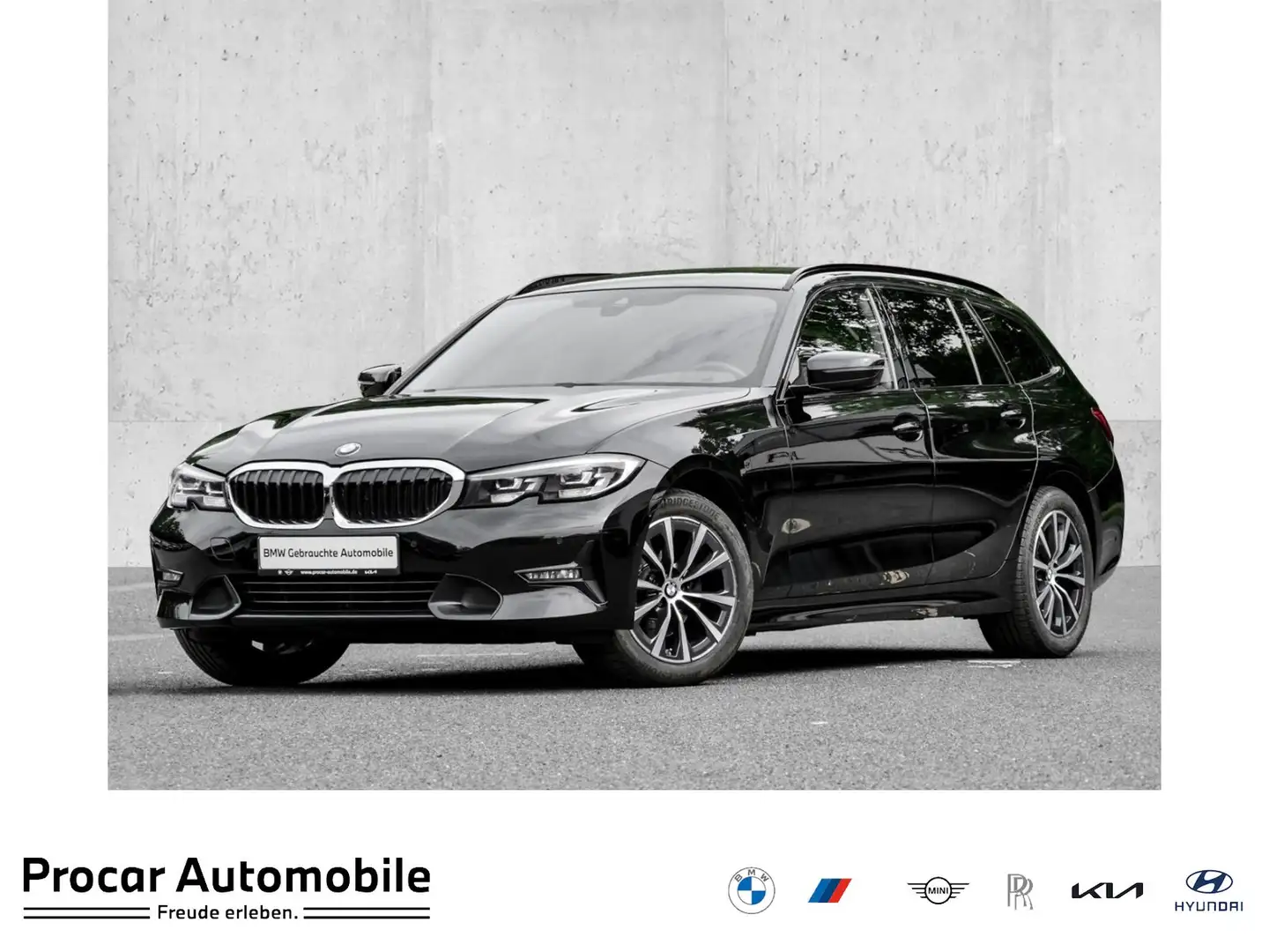 BMW 320 d xDrive SPORT LINE+HiFi+DA+PA+SHZ+17" LMR Schwarz - 1