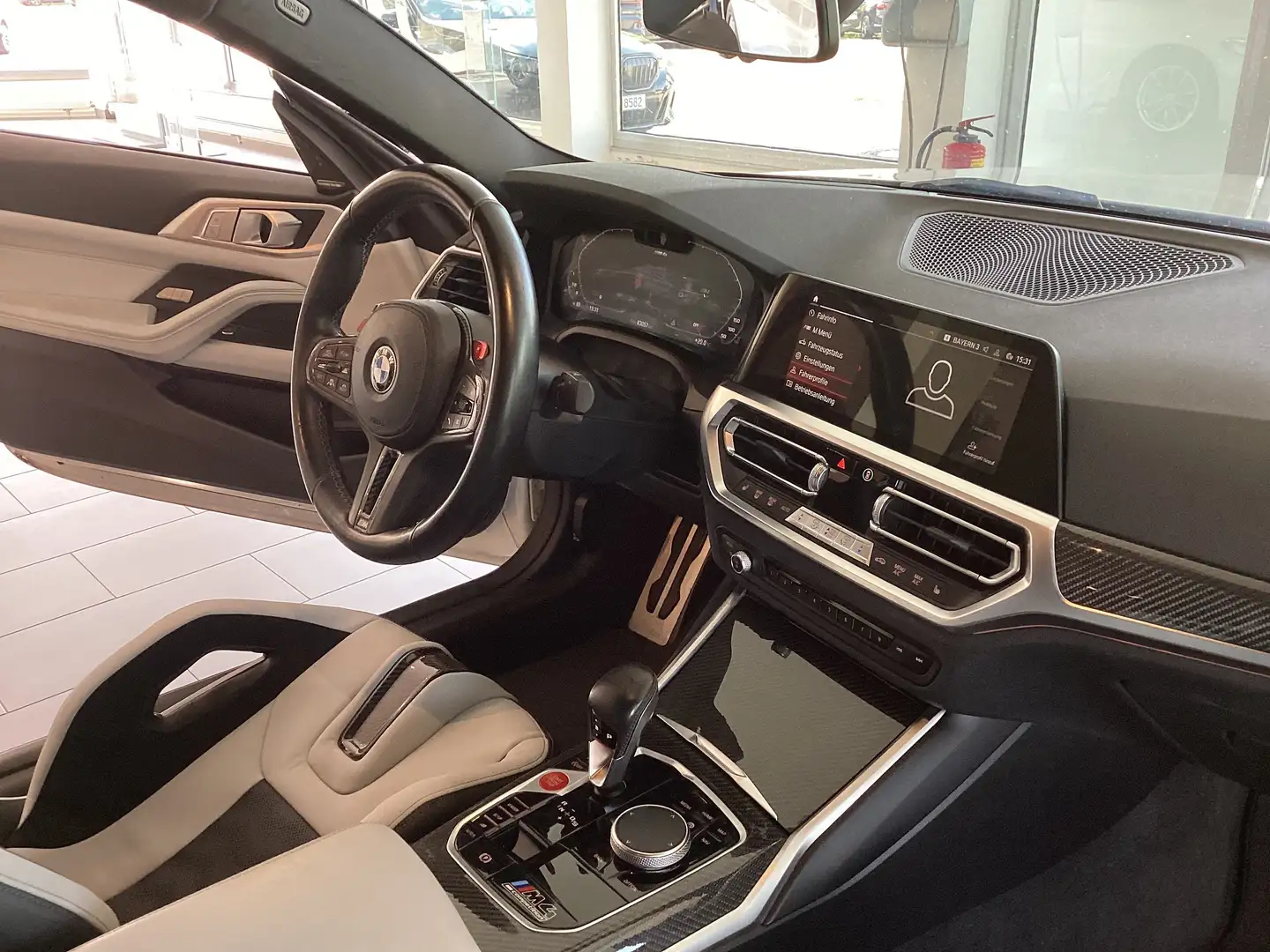 BMW M4 Competition M xDrive Coupé M Drivers P. DAB Blanc - 2