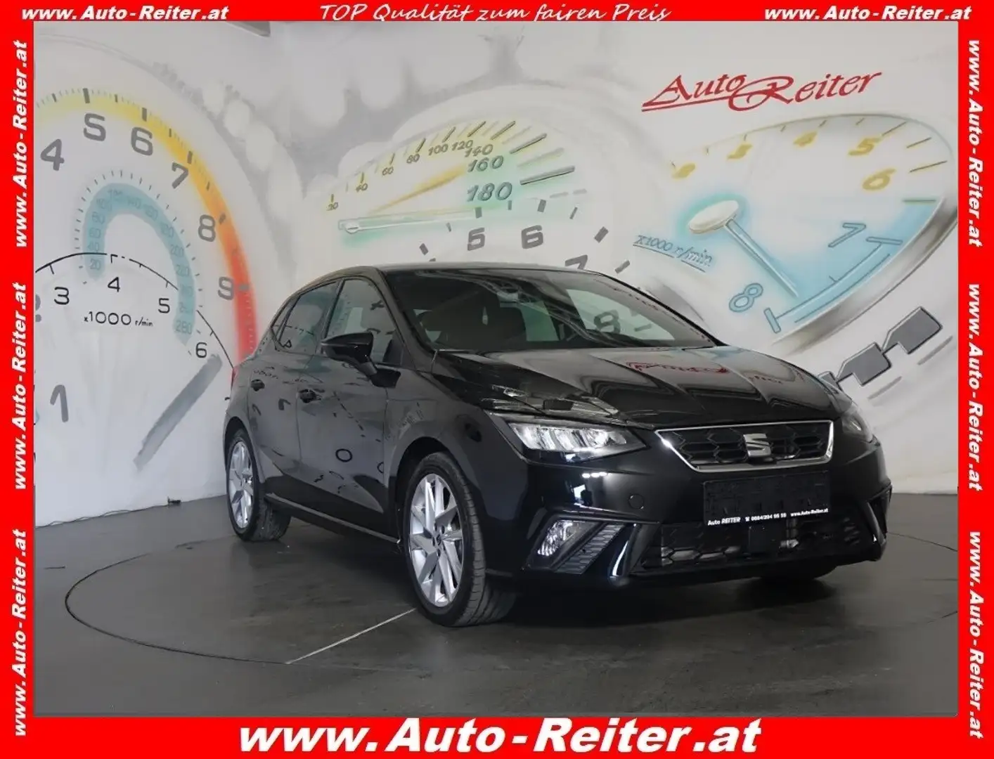 SEAT Ibiza 1,0 EcoTSI FR *LED, ACC, CARPLAY* Schwarz - 1