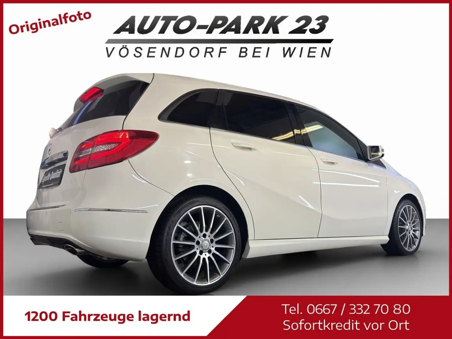 Mercedes-Benz B 200 CDI Aut.*NAVI*LEDER*PANORAMA*KAMERA*MOD2015 Weiß - 2