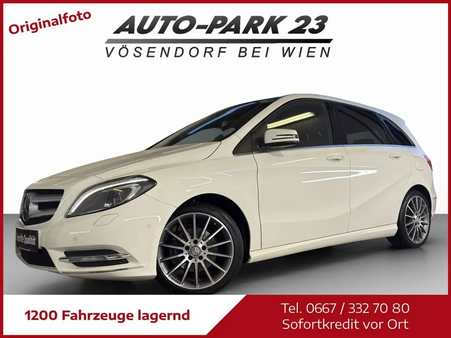 Mercedes-Benz B 200 CDI Aut.*NAVI*LEDER*PANORAMA*KAMERA*MOD2015 Weiß - 1
