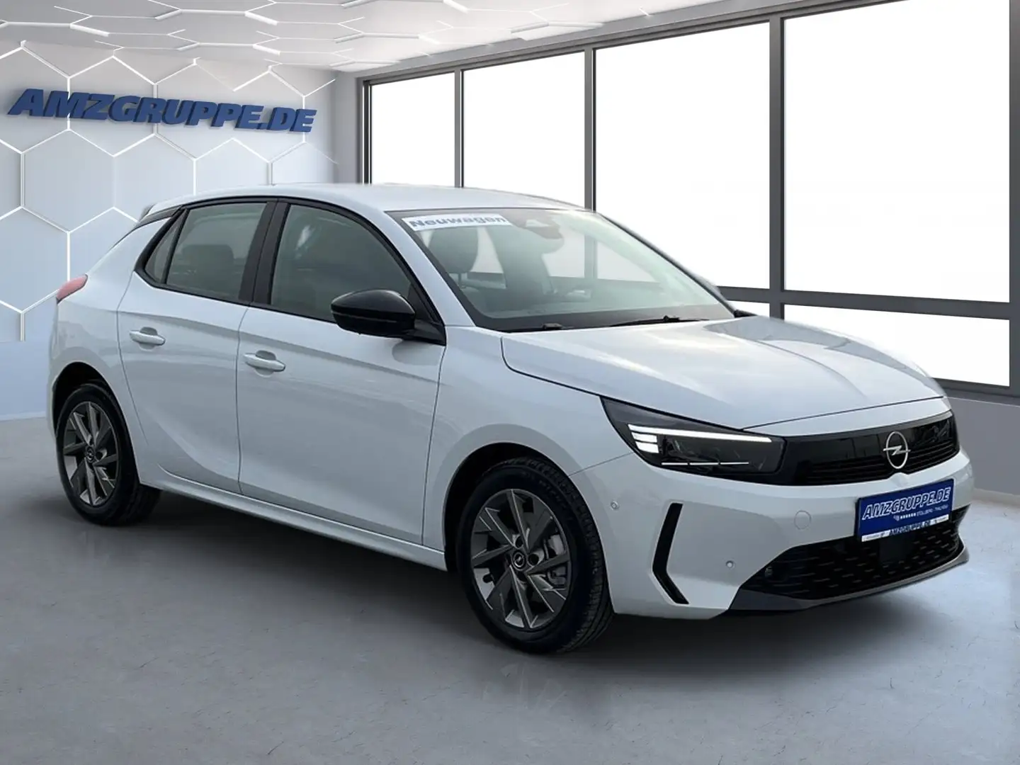 Opel Corsa 1.2T 5tg Edition 16 Alu+Komfort+TechPaket Weiß - 2