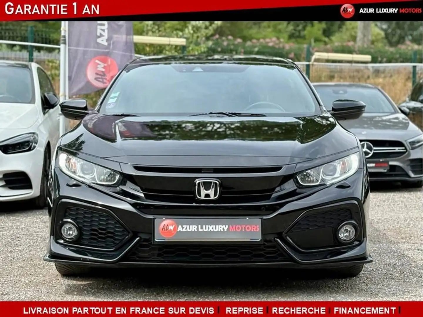 Honda Civic X (2) 1.0 VTEC 126 CV DYNAMIC Noir - 2