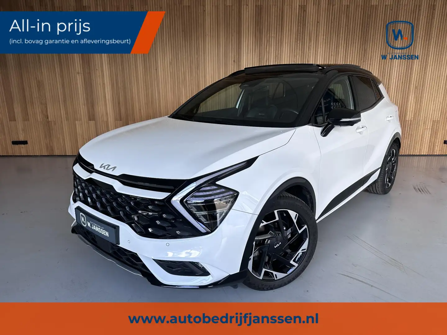 Kia Sportage 1.6 T-GDi MHEV GT-line Pano | 360 camera | GT Blanc - 1