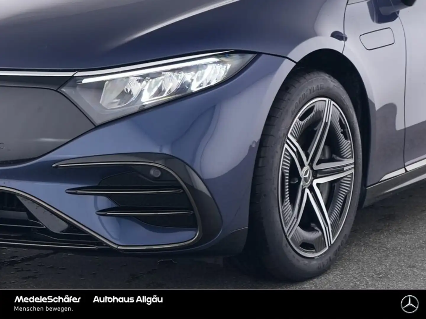 Mercedes-Benz EQS EQS 580 4M AMG NAPPA 4xMassage TV-Fond 4D NP172 Blau - 2