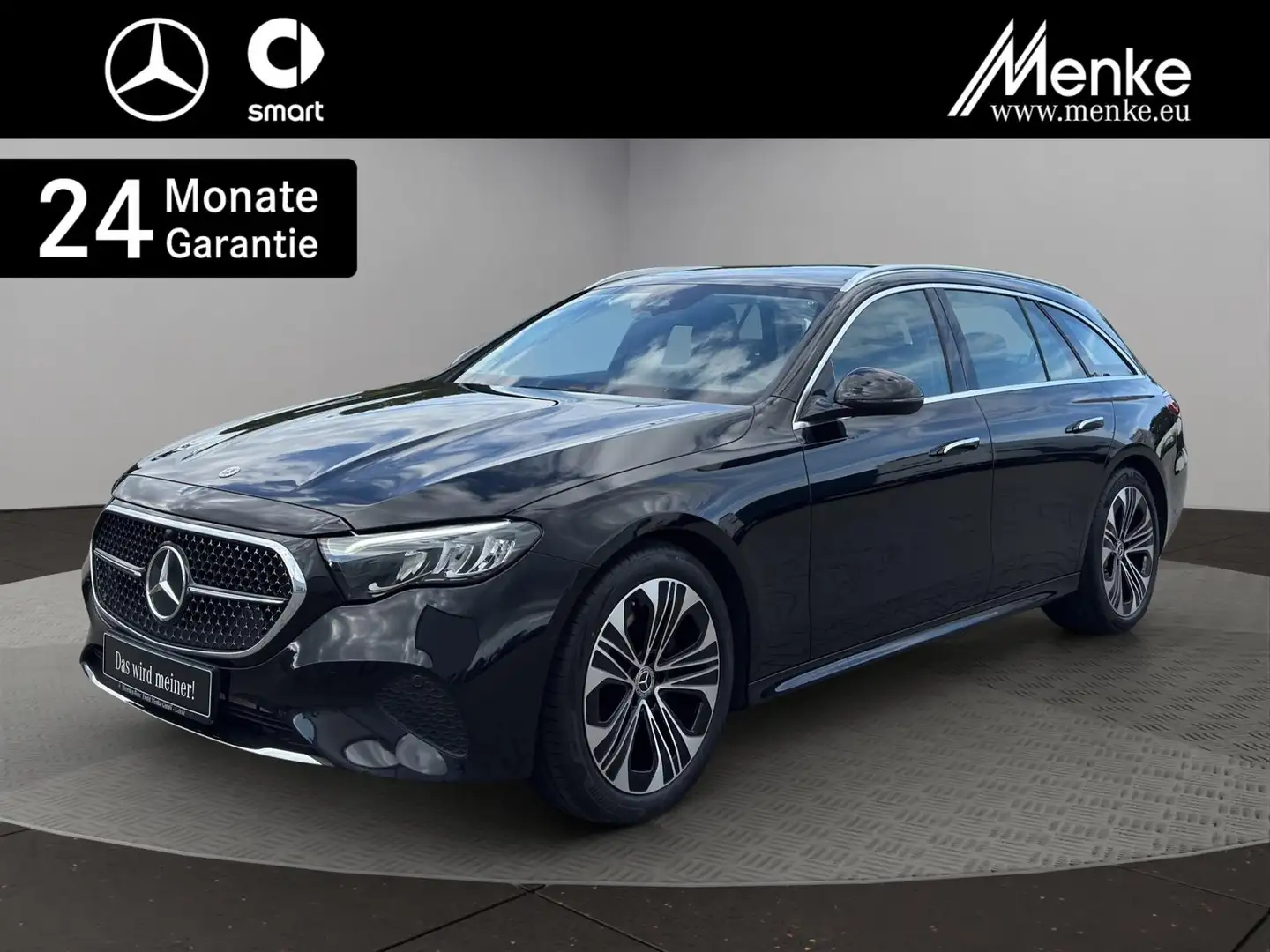 Mercedes-Benz E 220 d T-Mod Pano+AHK+Distro+KeylGo+Avangarde Zwart - 1