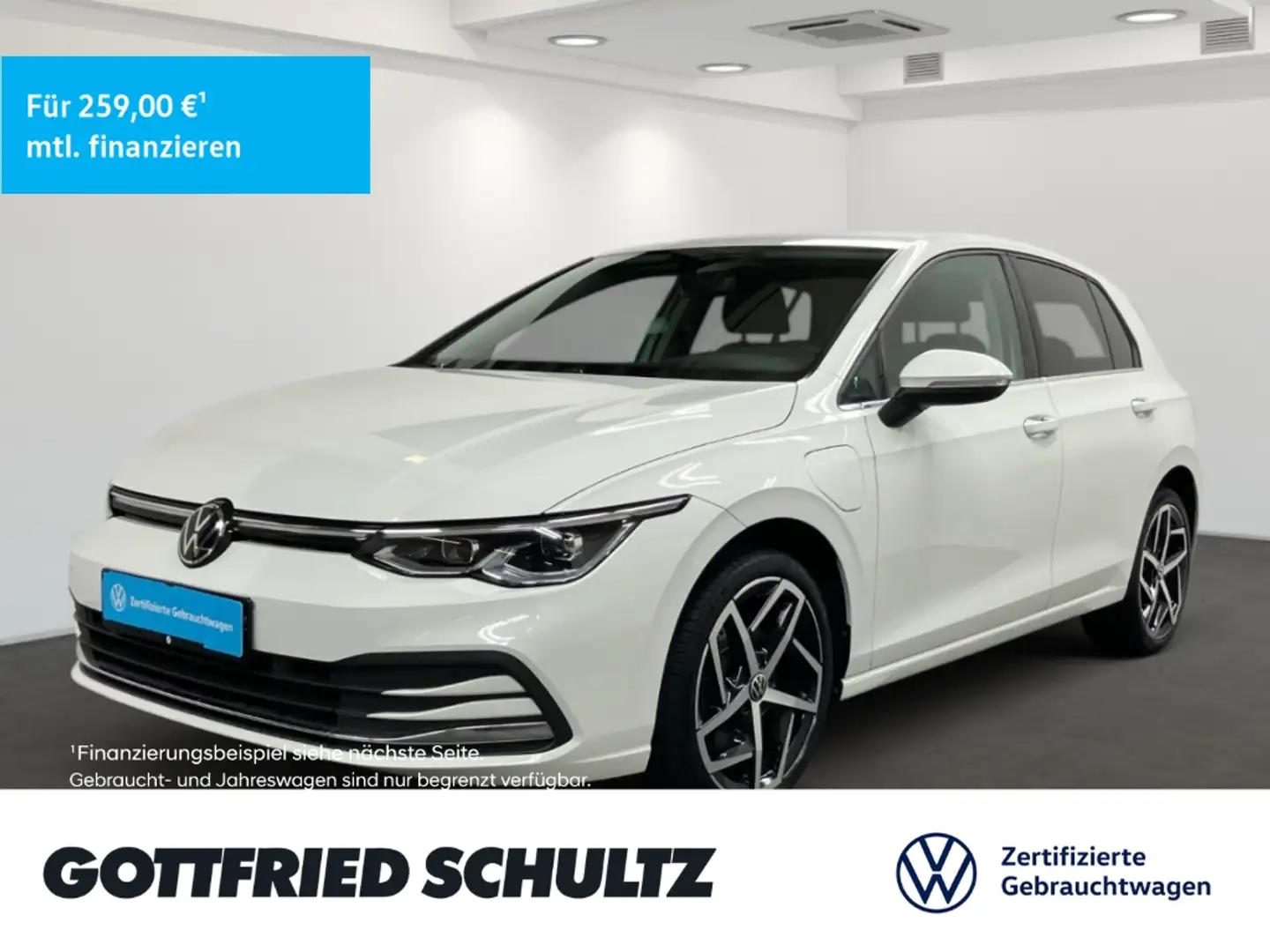 Volkswagen Golf VIII 1.4 TSI DSG eHybrid LED NAV ACC SHZ Style Weiß - 1