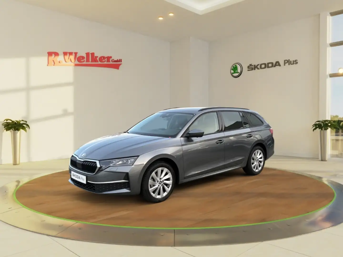 Skoda Octavia Combi 1.5 TSI mHEV 110 kW Selection Navi Leder Dig Grau - 1